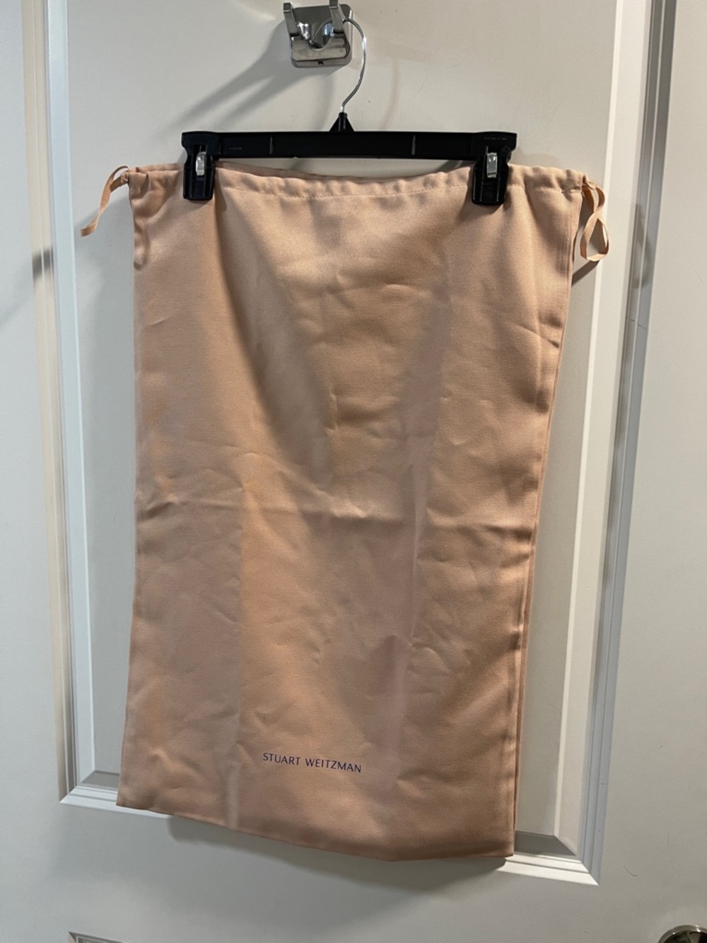 Stuart Weitzman Dusty Pink Footwear Dust Bag with Drawstring - Picture 1 of 3